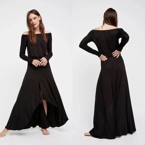NWT - Free People Beach - Black Long Sleeve Jupiter Dress - size SP